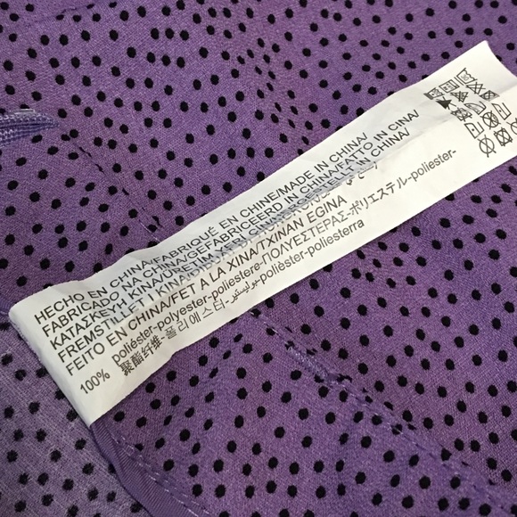 Love For Humanity Couture Purple Ruffle Skort with Black Polka Dots Small - Picture 6 of 8